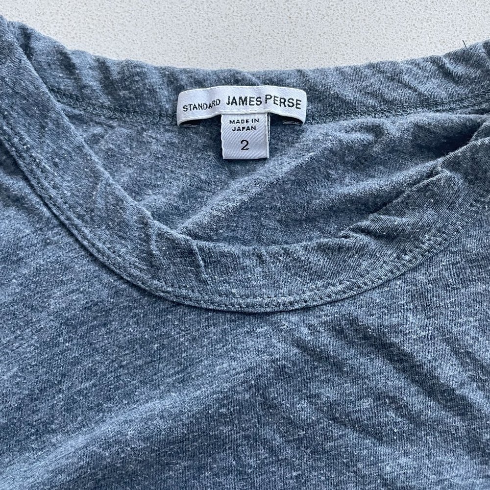 Men's James Perse Long Sleeve shirt Blue